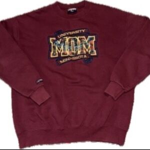 Vintage University Of Minnesota Gophers MOM Sweatshirt Jansport Logo Size L